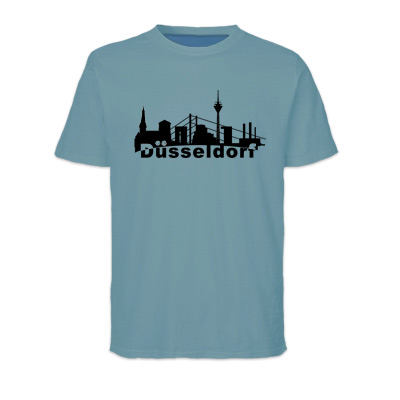 Shirt- Druck Muster  Düsseldorf Skyline